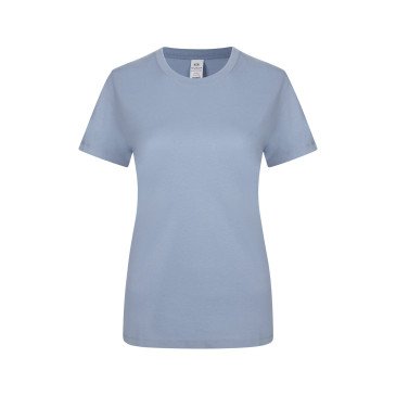 T-shirt coton femme MELBOURNE manches courtes couleur MUKUA