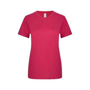 T-shirt coton femme MELBOURNE manches courtes couleur MUKUA