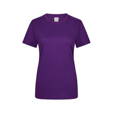 T-shirt coton femme MELBOURNE manches courtes couleur MUKUA