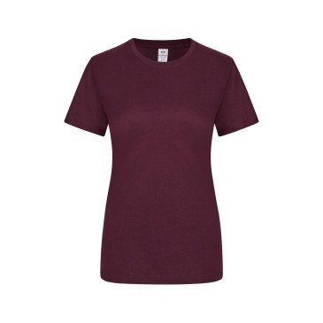 T-shirt coton femme MELBOURNE manches courtes couleur MUKUA