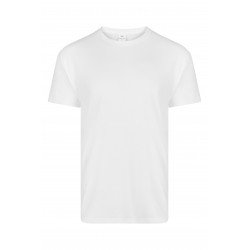 T-shirt polyester DERBY unisexe manches courtes blanc MUKUA