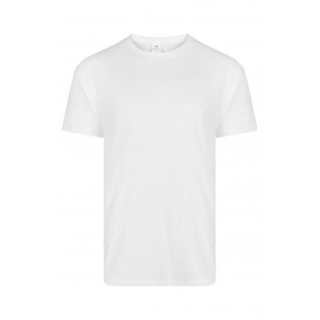 T-shirt polyester DERBY unisexe manches courtes blanc MUKUA