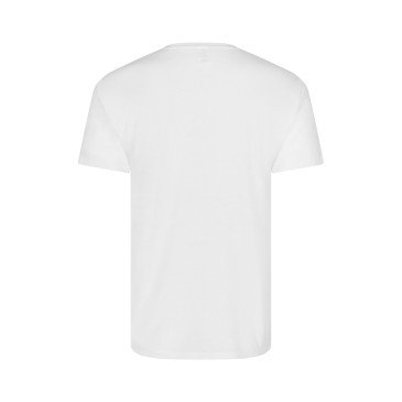 T-shirt polyester DERBY unisexe manches courtes blanc MUKUA