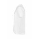 T-shirt polyester DERBY unisexe manches courtes blanc MUKUA