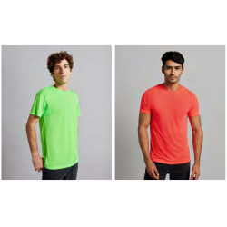 T-shirt polyester DERBY 150 grs unisexe manches courtes blanc MUKUA