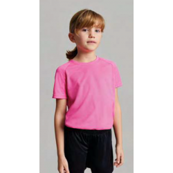 T-shirt polyester TECH 130 grs unisexe manches courtes enfant MUKUA
