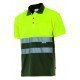 Polo bicolore manches courtes Haute Visibilité VELILLA 173