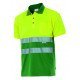 Polo bicolore manches courtes Haute Visibilité VELILLA 173