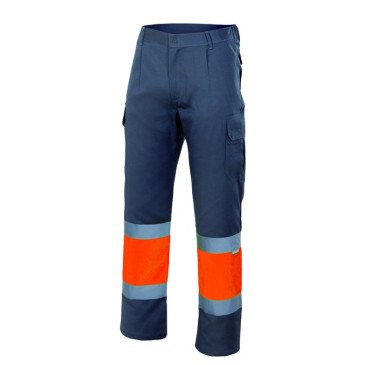 Pantalon doublé bicolore multipoches Haute Visibilité VELILLA 156