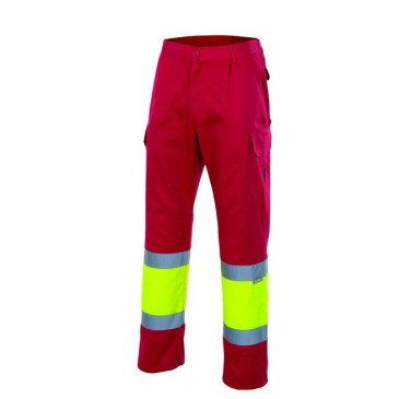 Pantalon doublé bicolore multipoches Haute Visibilité VELILLA 156