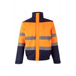 Blouson bicolore matelassé Haute Visibilité VELILLA 161