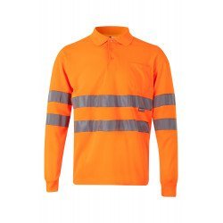 Polo manches longues Haute Visibilité VELILLA 174