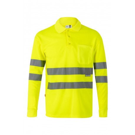 Polo manches longues Haute Visibilité VELILLA 174