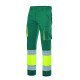 Pantalon stretch bicolore multipoches Haute Visibilité VELILLA 303002S