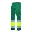 Pantalon stretch bicolore multipoches Haute Visibilité VELILLA