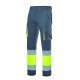 Pantalon stretch bicolore multipoches Haute Visibilité VELILLA 303002S