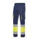 Pantalon stretch bicolore multipoches Haute Visibilité VELILLA 303002S