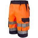 Bermuda bicolore multipoches Haute Visibilité VELILLA