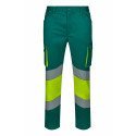 Pantalon stretch bicolore avec bande segmentée Haute Visibilité VELILLA 303008S