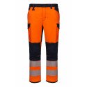 Pantalon stretch bicolore avec genouillères et bande segmentée Haute Visibilité VELILLA 303010S