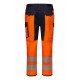 Pantalon stretch bicolore avec genouillères et bande segmentée Haute Visibilité VELILLA 303010S