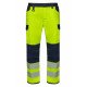 Pantalon stretch bicolore avec genouillères et bande segmentée Haute Visibilité VELILLA 303010S