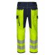 Pantalon stretch bicolore avec genouillères et bande segmentée Haute Visibilité VELILLA 303010S