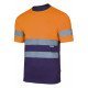 T-shirt technique bicolore manches courtes Haute Visibilité VELILLA 305506