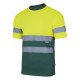 T-shirt technique bicolore manches courtes Haute Visibilité VELILLA 305506