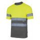 T-shirt technique bicolore manches courtes Haute Visibilité VELILLA 305506