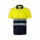 Polo bicolore manches courtes Haute Visibilité VELILLA 305504