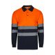 Polo bicolore manches longues Haute Visibilité VELILLA 305507