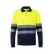 Polo bicolore manches longues Haute Visibilité VELILLA 305507