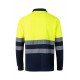 Polo bicolore manches longues Haute Visibilité VELILLA 305507