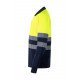 Polo bicolore manches longues Haute Visibilité VELILLA 305507