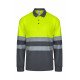 Polo bicolore manches longues Haute Visibilité VELILLA 305507
