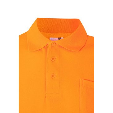 Polo coton manches courtes Haute Visibilité VELILLA 305512