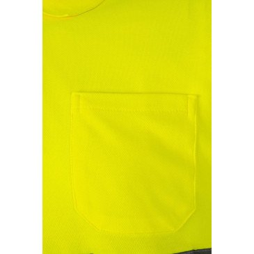 Polo coton manches courtes Haute Visibilité VELILLA 305512