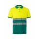 Polo coton bicolore manches courtes Haute Visibilité VELILLA 305513