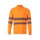 Polo coton manches longues Haute Visibilité VELILLA 305514