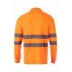 Polo coton manches longues Haute Visibilité VELILLA 305514