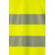 Polo coton manches courtes avec bande segmentée Haute Visibilité VELILLA 305522