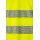 Polo coton manches courtes avec bande segmentée Haute Visibilité VELILLA 305522