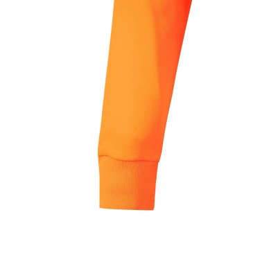 Polo coton manches longues avec bande segmentée Haute Visibilité VELILLA 305524