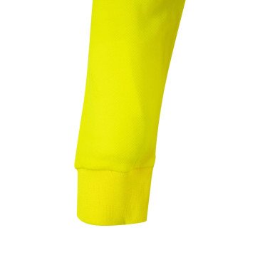 Polo coton manches longues avec bande segmentée Haute Visibilité VELILLA 305524