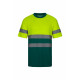 T-shirt coton bicolore manches courtes Haute Visibilité VELILLA 305613