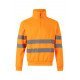 Sweat demi zippé Haute Visibilité VELILLA 305702