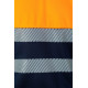 Sweat bicolore demi zippé avec bande segmentée Haute Visibilité VELILLA 305703