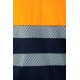 Sweat bicolore demi zippé avec bande segmentée Haute Visibilité VELILLA 305703