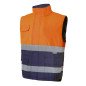 Gilet matelassé bicolore sans manches Haute Visibilité VELILLA Gilet matelassé bicolore sans manches Haute Visibilité VELILLA
